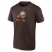 Футболка Cleveland Browns Throwback - Brown