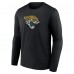 Футболка с длинным рукавом Jacksonville Jaguars Throwback - Black