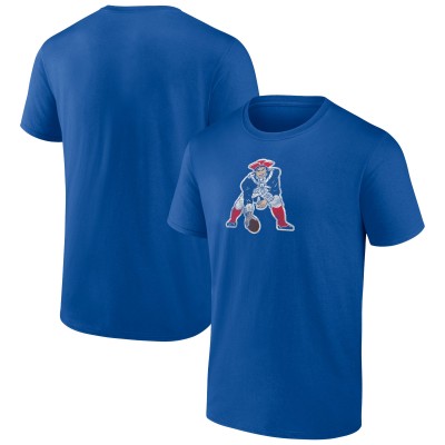 New England Patriots Royal Throwback T-Shirt