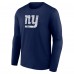 Футболка с длинным рукавом New York Giants Throwback - Navy