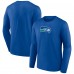 Seattle Seahawks Royal Throwback Long Sleeve T-Shirt Seattle Seahawks Royal Throwback Long Sleeve T-Shirt