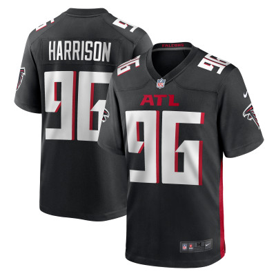 Джерси Atlanta Falcons Zach Harrison Nike Black Team Game
