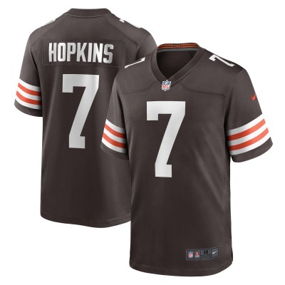 Игровая джерси Dustin Hopkins Cleveland Browns Nike Team Game -  Brown