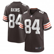 Игровая джерси Jordan Akins Cleveland Browns Nike Team Game -  Brown