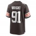 Игровая джерси Alex Wright Cleveland Browns Nike Team Game -  Brown