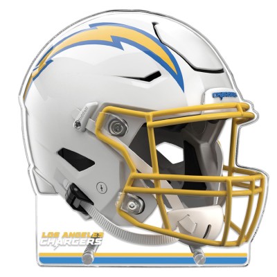 Los Angeles Chargers 13 Speed Helmet Acrylic Plaque