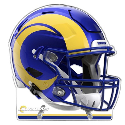 Los Angeles Rams 13 Speed Helmet Acrylic Plaque