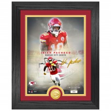 Isiah Pacheco Kansas City Chiefs Highland Mint 13 x 16 Bronze Coin Photo Mint