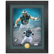 Jason Kelce Philadelphia Eagles Highland Mint 13 x 16 Bronze Coin Photo Mint