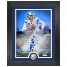 Detroit Lions Jared Goff Highland Mint 13 x 16 Silver Coin Photo Mint
