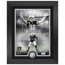 Las Vegas Raiders Maxx Crosby Highland Mint 13 x 16 Silver Coin Photo Mint