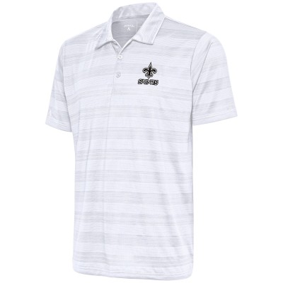 Поло New Orleans Saints Antigua White Metallic Logo Compass