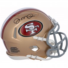 Joe Montana San Francisco 49ers Autographed Fanatics Authentic Riddell Faithful to the Bay Speed Mini Helmet