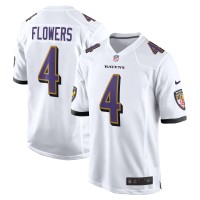 Игровая джерси Baltimore Ravens Zay Flowers Nike White Game