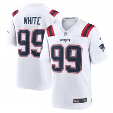 Игровая джерси Keion White New England Patriots Nike  Game -  White