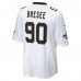 Игровая джерси New Orleans Saints Bryan Bresee Nike White Game