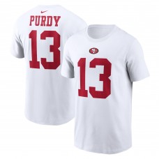Футболка Brock Purdy San Francisco 49ers Nike Player Name & Number - White