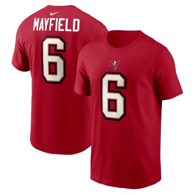 Футболка Baker Mayfield Tampa Bay Buccaneers Nike Player Name & Number - Red