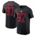 San Francisco 49ers Nick Bosa Nike Black Player Name & Number T-Shirt