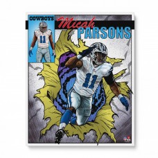 Micah Parsons Dallas Cowboys Unsigned Fanatics Authentic 16 x 20 Photo Print - Art by Brian Kong