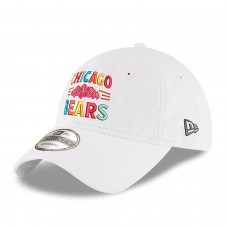 Бейсболка Chicago Bears New Era White Latino Heritage Floral Wordmark 9TWENTY