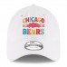 Бейсболка Chicago Bears New Era White Latino Heritage Floral Wordmark 9TWENTY