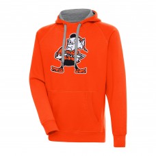 Толстовка Cleveland Browns Adult Throwback Logo Victory - Orange