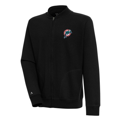 Кофта на молнии Miami Dolphins Adult Throwback Logo Victory - Black