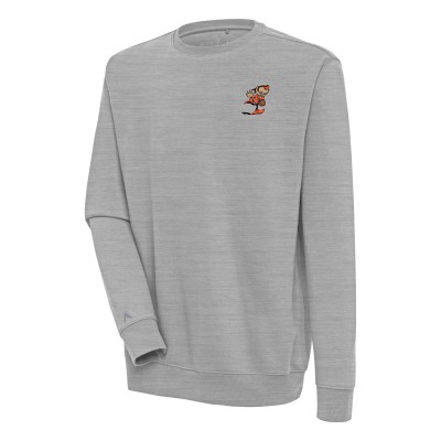 Кофта Cleveland Browns Adult Throwback Logo Victory - Heather Gray