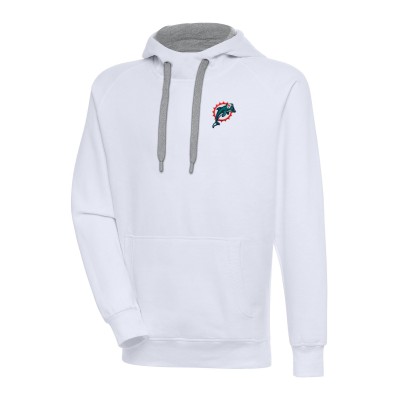 Толстовка Miami Dolphins Adult Throwback Logo Victory - White