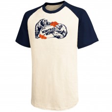Футболка Chicago Bears Majestic Threads Cream/Navy Latino Heritage Monstruos del Midway