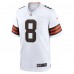 Игровая джерси Elijah Moore Cleveland Browns Nike Team Game -  White