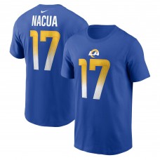 Футболка Puka Nacua Los Angeles Rams Nike Player Name & Number - Royal