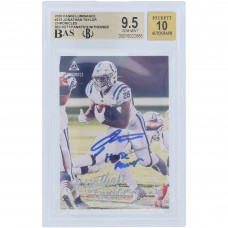 Jonathan Taylor Indianapolis Colts Autographed 2020 Panini Luminance #215 Beckett Fanatics Witnessed Authenticated 9.5/10 Rookie Card with Horse Power Inscription