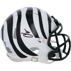 Chad Johnson Cincinnati Bengals Autographed Fanatics Authentic Riddell White Alternate Speed Mini Helmet Chad Johnson Cincinnati Bengals Autographed Fanatics Authentic Riddell White Alternate Speed Mini Helmet