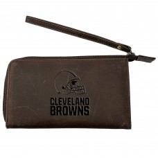 Кошелек Cleveland Browns Cell Phone Wristlet - Brown