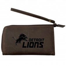 Кошелек Detroit Lions Cell Phone Wristlet - Brown