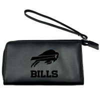 Buffalo Bills Black Cell Phone Wristlet Wallet