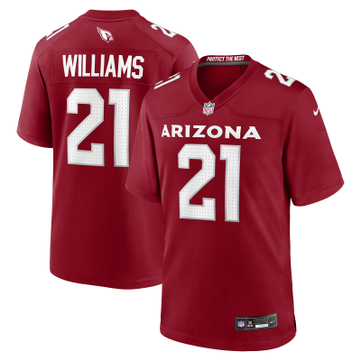 Джерси Arizona Cardinals Garrett Williams Nike Cardinal Game