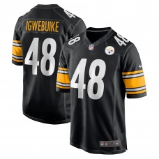 Игровая джерси Godwin Igwebuike Pittsburgh Steelers Nike  Game -  Black