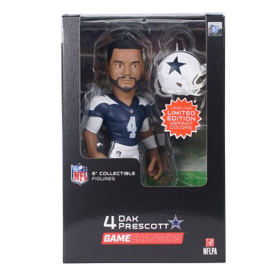 Dak Prescott Dallas Cowboys Series 2 GameChanger 6 Vinyl Figurine - Look for Rare Solid Color Variants