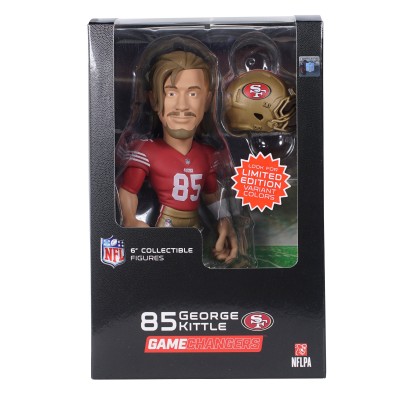George Kittle San Francisco 49ers Series 2 GameChanger 6 Vinyl Figurine - Look for Rare Solid Color Variants