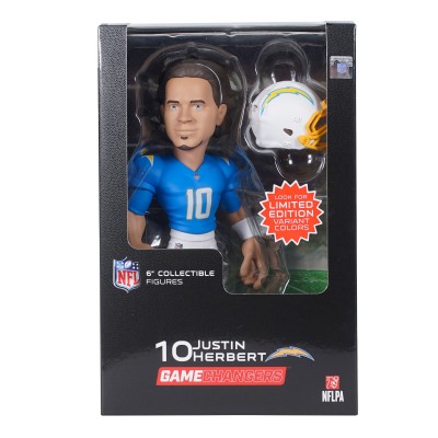 Justin Herbert Los Angeles Chargers Series 3 GameChanger 6 Vinyl Figurine - Look for Rare Solid Color Variants