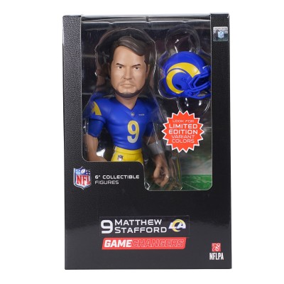 Matthew Stafford Los Angeles Rams Series 3 GameChanger 6 Vinyl Figurine - Look for Rare Solid Color Variants