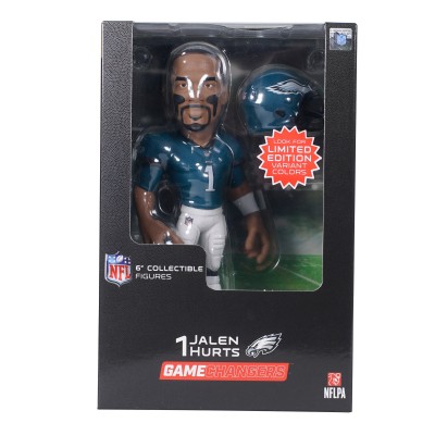 Jalen Hurts Philadelphia Eagles Series 4 GameChanger 6 Vinyl Figurine - Look for Rare Solid Color Variants
