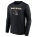 Футболка с длинным рукавом Zay Flowers Baltimore Ravens Team Wordmark Player Name & Number - Black