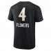 Футболка Zay Flowers Baltimore Ravens Team Wordmark Player Name & Number - Black