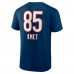 Футболка Chicago Bears Cole Kmet Navy Team Wordmark Player