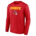 Kansas City Chiefs Isiah Pacheco Red Team Wordmark Player Name & Number Long Sleeve T-Shirt