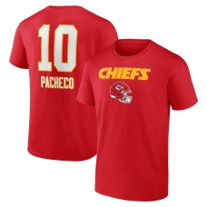 Футболка Isiah Pacheco Kansas City Chiefs Team Wordmark Player Name & Number - Red